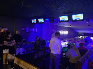 the first light blue 
    bowling tournament at Holywood Bowl