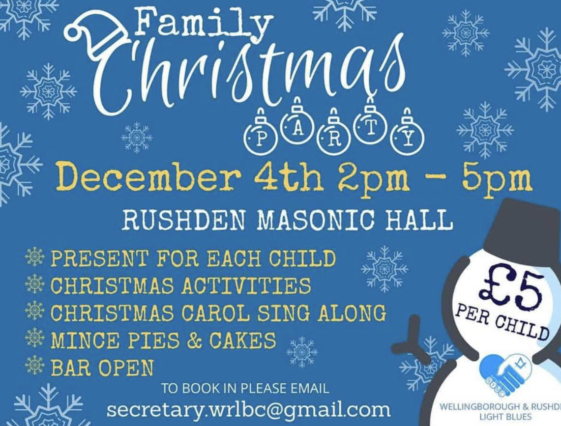 Family Christmas Rushden Masonic Hall
